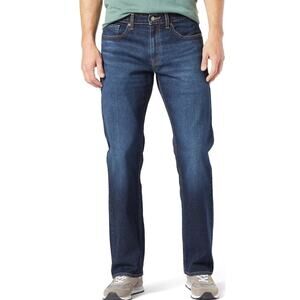 Levis Gold Regular Fit Straight Denim Blue Jeans US Mens 34x30